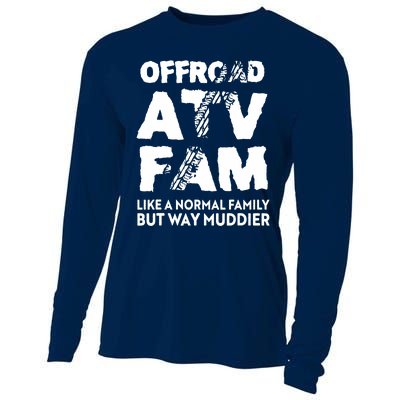 OffRoad ATV Fam Funny Quad 4Wheeling Family Cooling Performance Long Sleeve Crew