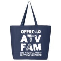 OffRoad ATV Fam Funny Quad 4Wheeling Family 25L Jumbo Tote