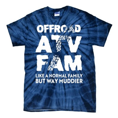 OffRoad ATV Fam Funny Quad 4Wheeling Family Tie-Dye T-Shirt