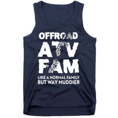 OffRoad ATV Fam Funny Quad 4Wheeling Family Tank Top