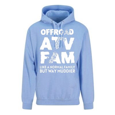 OffRoad ATV Fam Funny Quad 4Wheeling Family Unisex Surf Hoodie