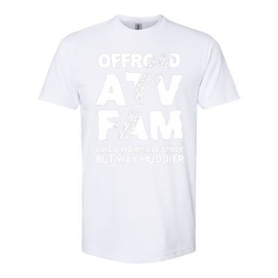 OffRoad ATV Fam Funny Quad 4Wheeling Family Softstyle CVC T-Shirt