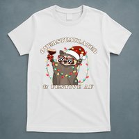 Overstimulated And Festive Af Raccoon Christmas Sweatshirt T-Shirt