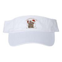 Overstimulated And Festive Af Raccoon Christmas Sweatshirt Visor