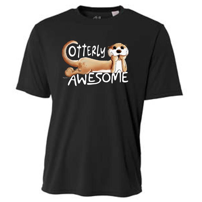 Otterly Awesome For Sea Otter Lover Cooling Performance Crew T-Shirt