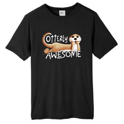 Otterly Awesome For Sea Otter Lover Tall Fusion ChromaSoft Performance T-Shirt