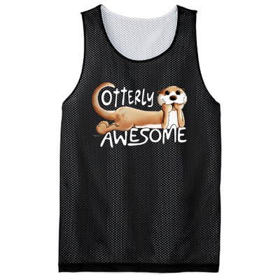 Otterly Awesome For Sea Otter Lover Mesh Reversible Basketball Jersey Tank