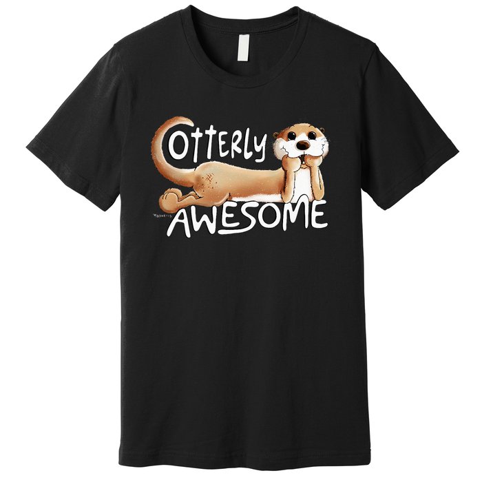 Otterly Awesome For Sea Otter Lover Premium T-Shirt