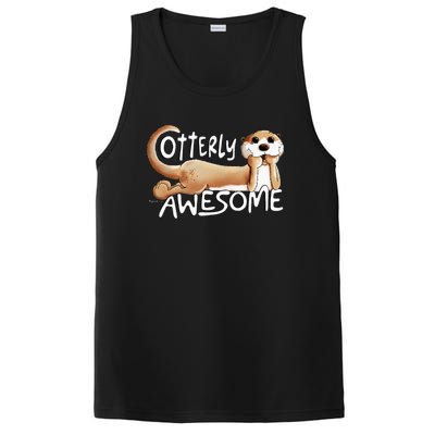 Otterly Awesome For Sea Otter Lover PosiCharge Competitor Tank