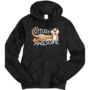 Otterly Awesome For Sea Otter Lover Tie Dye Hoodie