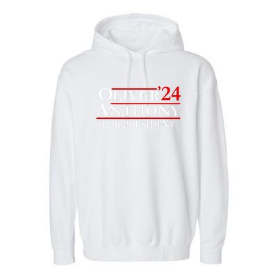 Oliver Anthony For President 2024 Garment-Dyed Fleece Hoodie