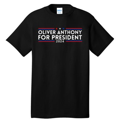 Oliver Anthony For President 2024 Tall T-Shirt