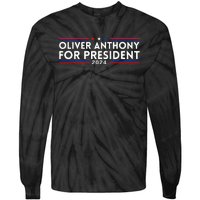 Oliver Anthony For President 2024 Tie-Dye Long Sleeve Shirt