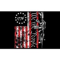 Old American Flag Patriotic 1776 We The People Usa Bumper Sticker