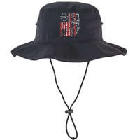 Old American Flag Patriotic 1776 We The People Usa Legacy Cool Fit Booney Bucket Hat