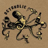 Octoholic Alcoholic Funny Beer And Octopus Cotton Canvas Backpack