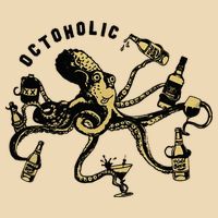 Octoholic Alcoholic Funny Beer And Octopus Zip Tote Bag