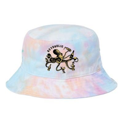 Octoholic Alcoholic Funny Beer And Octopus Tie Dye Newport Bucket Hat