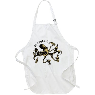 Octoholic Alcoholic Funny Beer And Octopus Apron