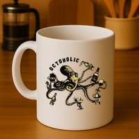 Octoholic Alcoholic Funny Beer And Octopus Mug