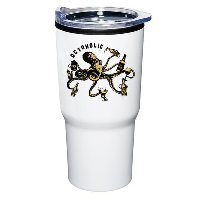 Octoholic Alcoholic Funny Beer And Octopus Tumbler