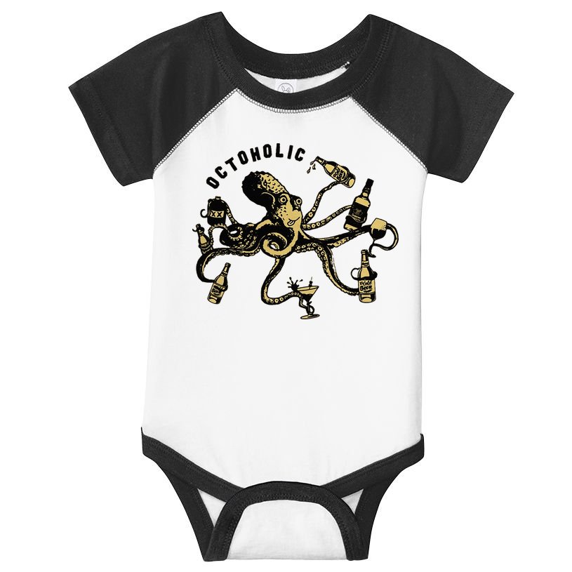 Octoholic Alcoholic Funny Beer And Octopus Infant Baby Jersey Bodysuit