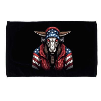 Oryx American Flag USA Tee 4th July Gifts Graphic Tees Microfiber Hand Towel