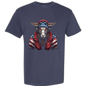 Oryx American Flag USA Tee 4th July Gifts Graphic Tees Garment-Dyed Heavyweight T-Shirt