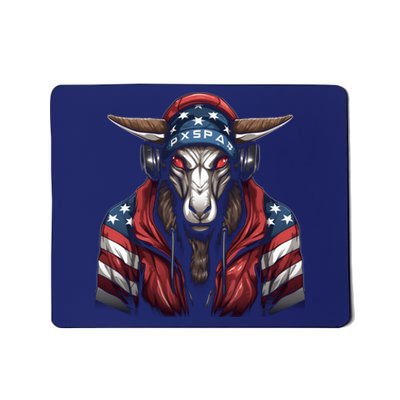 Oryx American Flag USA Tee 4th July Gifts Graphic Tees Mousepad