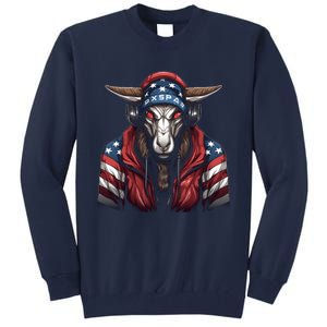 Oryx American Flag USA Tee 4th July Gifts Graphic Tees Tall Sweatshirt