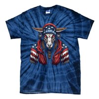 Oryx American Flag USA Tee 4th July Gifts Graphic Tees Tie-Dye T-Shirt