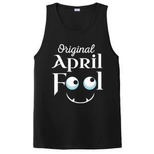 Original April Fool Face Funny April Fool's Day Birthday Cool Gift PosiCharge Competitor Tank