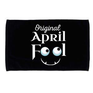 Original April Fool Face Funny April Fool's Day Birthday Cool Gift Microfiber Hand Towel