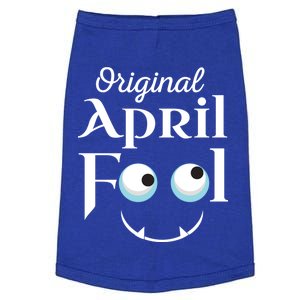 Original April Fool Face Funny April Fool's Day Birthday Cool Gift Doggie Tank