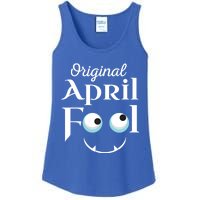 Original April Fool Face Funny April Fool's Day Birthday Cool Gift Ladies Essential Tank