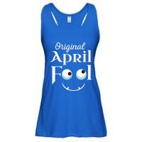 Original April Fool Face Funny April Fool's Day Birthday Cool Gift Ladies Essential Flowy Tank