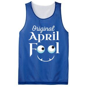 Original April Fool Face Funny April Fool's Day Birthday Cool Gift Mesh Reversible Basketball Jersey Tank