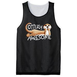 Otterly Awesome For Sea Otter Lover Mesh Reversible Basketball Jersey Tank