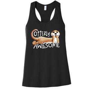 Otterly Awesome For Sea Otter Lover Women's Racerback Tank