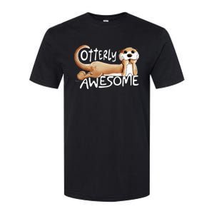 Otterly Awesome For Sea Otter Lover Softstyle CVC T-Shirt