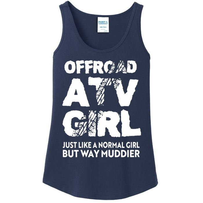 OffRoad ATV Girl Funny Quad 4Wheeling Girls Ladies Essential Tank