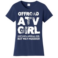 OffRoad ATV Girl Funny Quad 4Wheeling Girls Women's T-Shirt