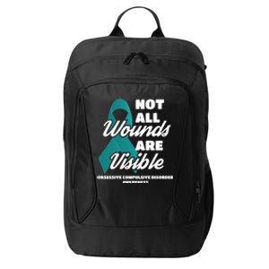 Ocd Awareness Gift Not All Wounds Are Visible Funny Gift City Backpack