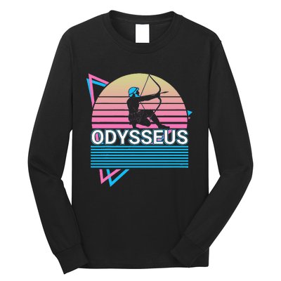 Odysseus Ancient Greek Greek Mythology Retro Long Sleeve Shirt