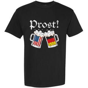 Oktoberfest American German Flag Beer Prost Garment-Dyed Heavyweight T-Shirt