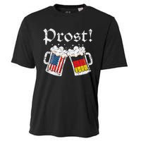 Oktoberfest American German Flag Beer Prost Cooling Performance Crew T-Shirt