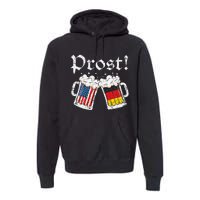 Oktoberfest American German Flag Beer Prost Premium Hoodie