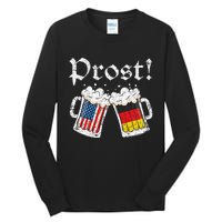 Oktoberfest American German Flag Beer Prost Tall Long Sleeve T-Shirt