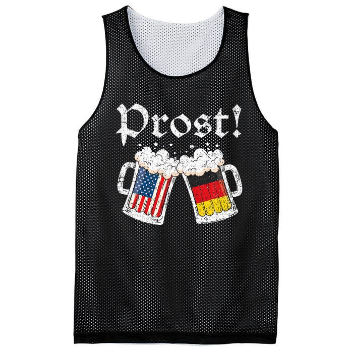 Oktoberfest American German Flag Beer Prost Mesh Reversible Basketball Jersey Tank