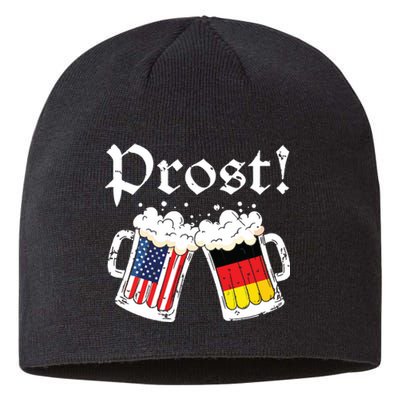 Oktoberfest American German Flag Beer Prost Sustainable Beanie